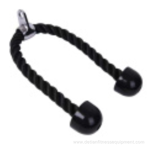 single and double grip nylon triceps rope